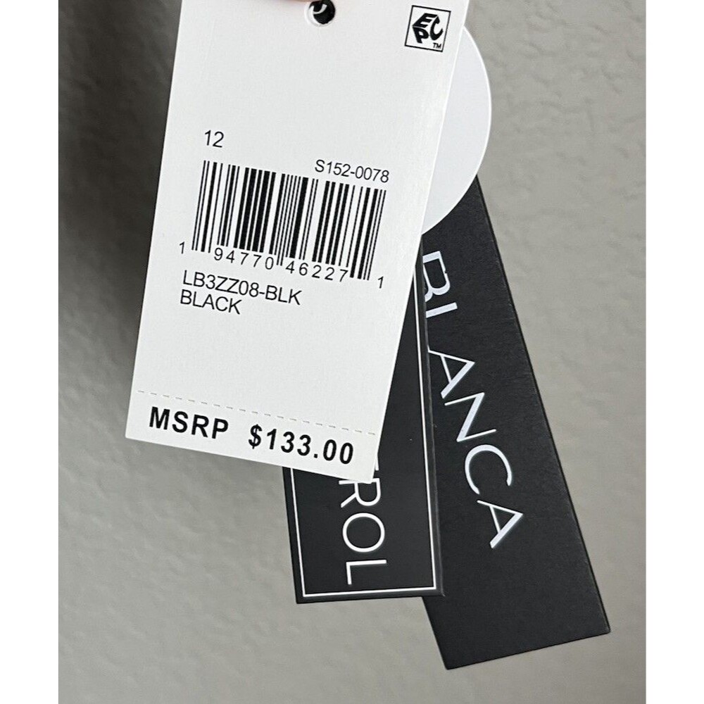 NWT! La Blanca sz 12 Island Goddess Cross Front Keyhole One Piece Swimsuit $133 - Picture 5 of 7
